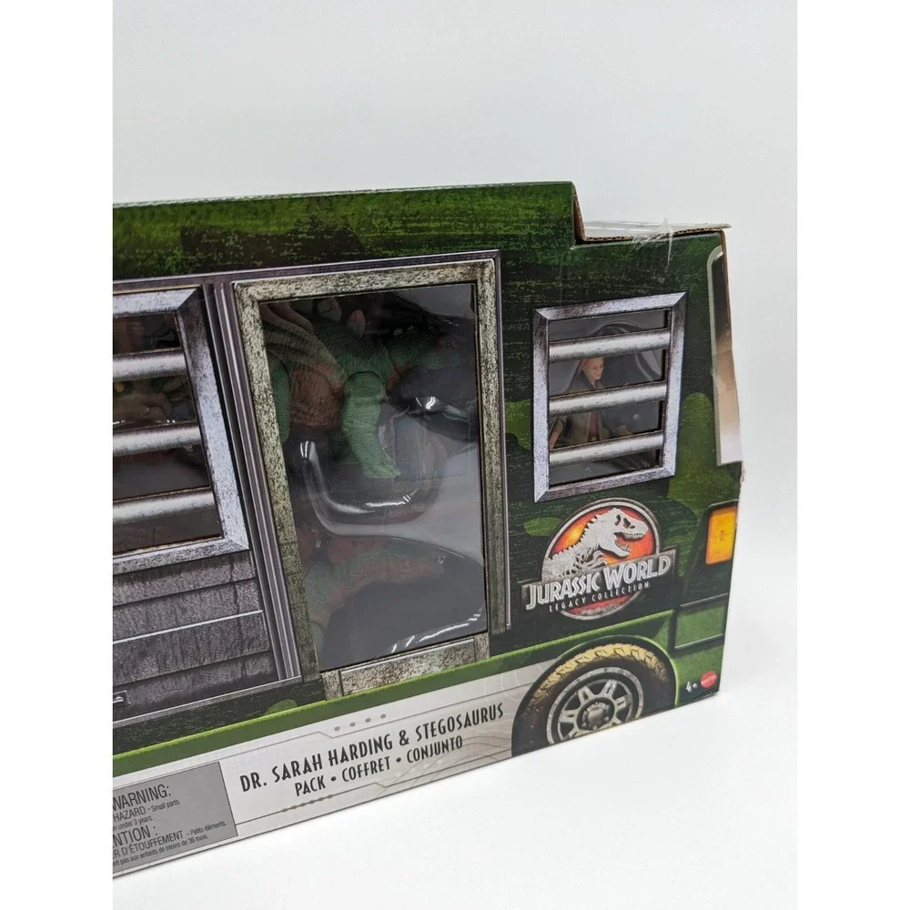 Jurassic World Legacy Dr. Sarah Harding & Stegosaurus Figure New With Box
